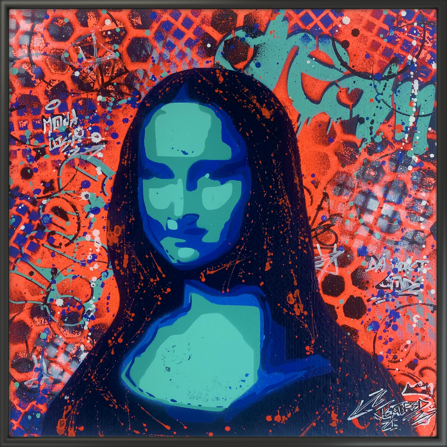 Mona Textured Original painting for sale
