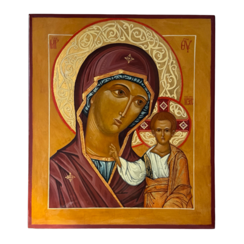 The Kazan Mother of God Icon by Alla Ditla, Painting for Sale on Select