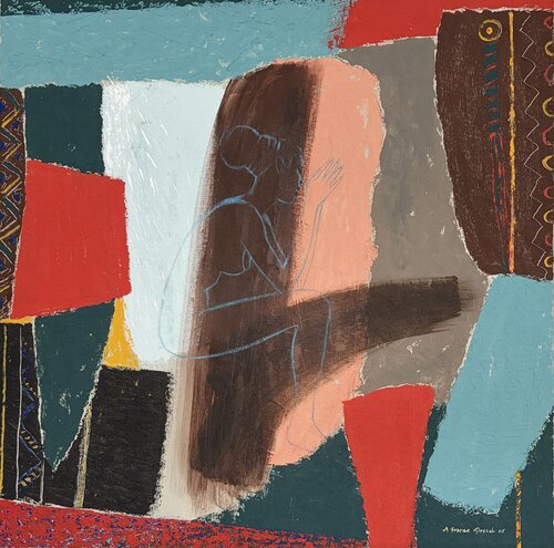 FRAICHEUR AFRICAINE by Annie-France Giroud, Painting for Sale on Select