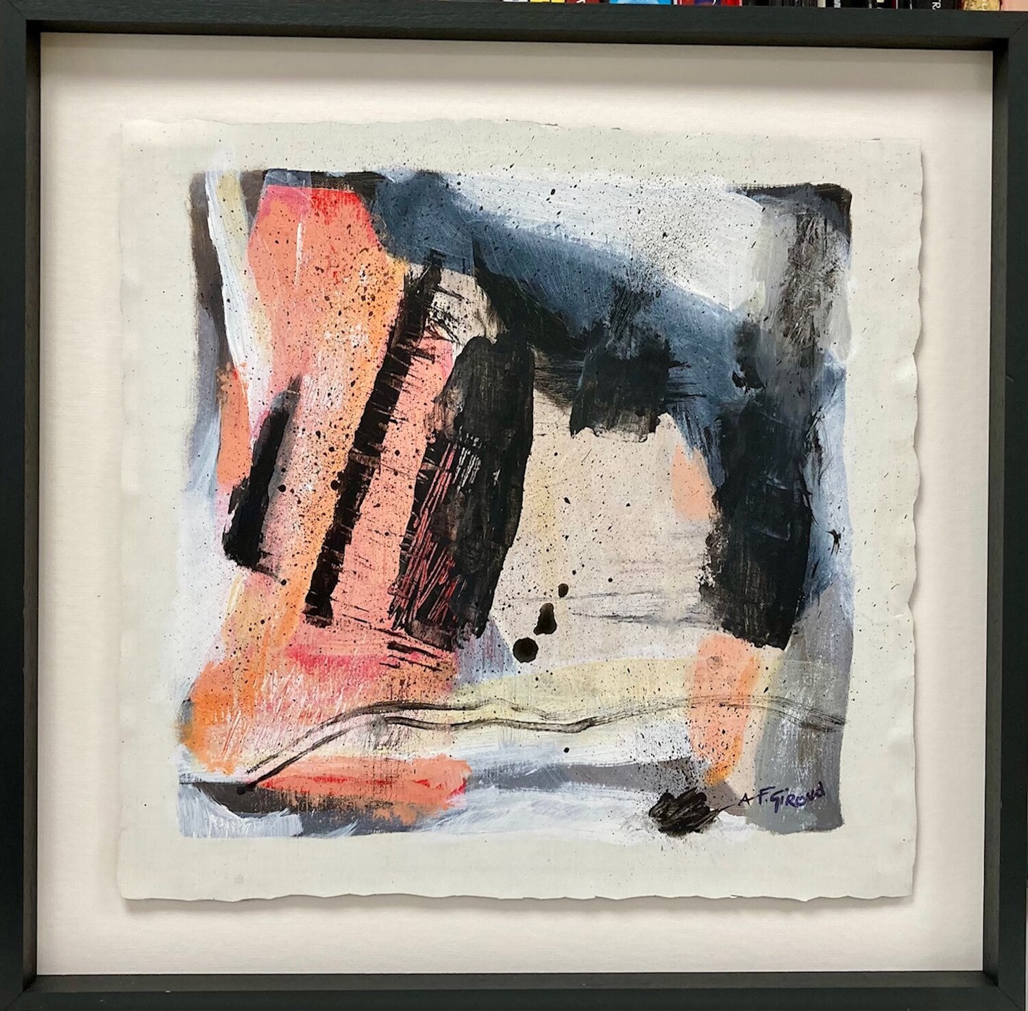 Inspiration CHARLIE PARKER Annie-France Giroud Original painting for sale