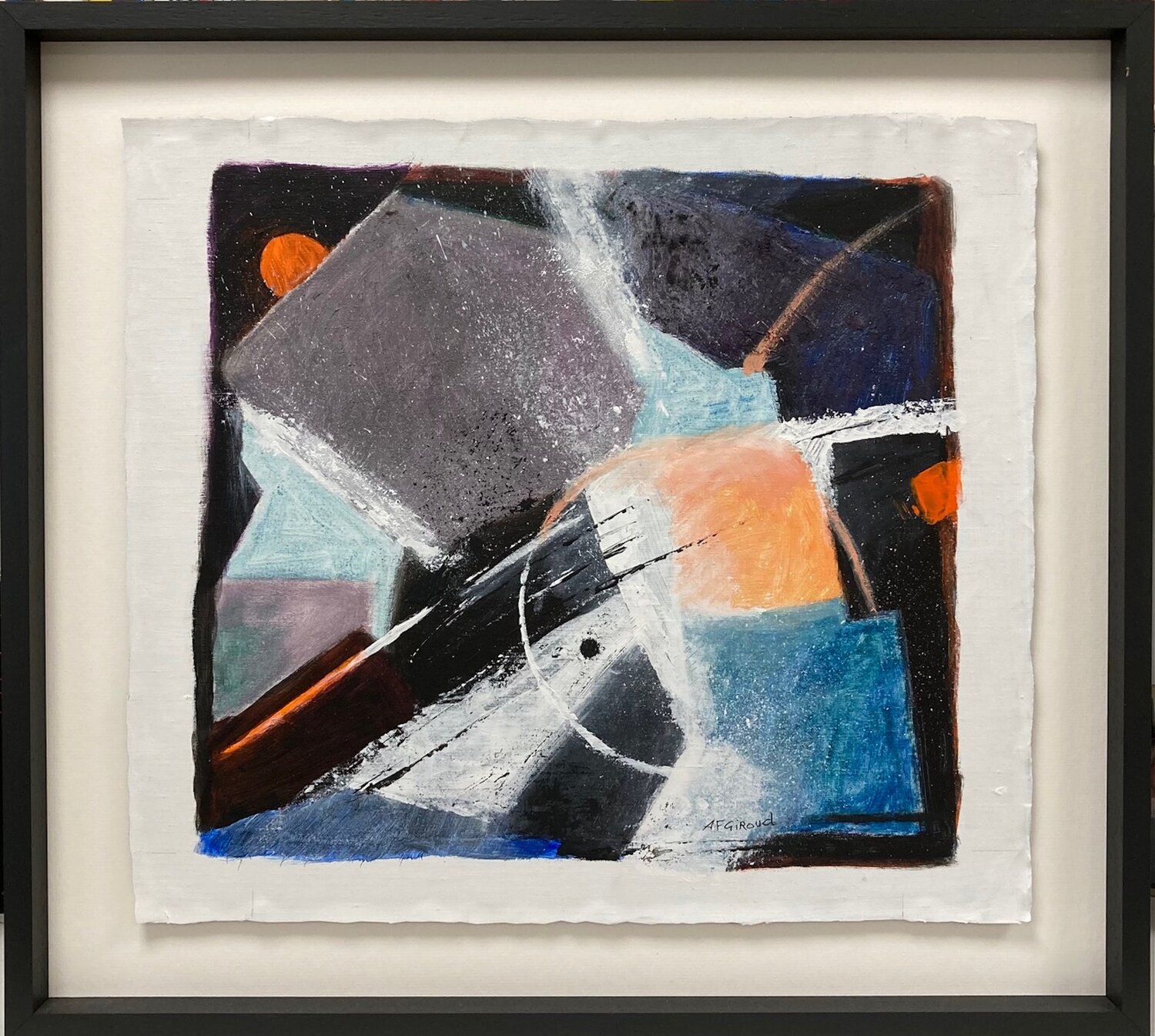 inspiration ART TATUM Annie-France Giroud Original painting for sale