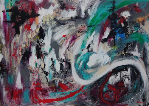 Who am I ? by Ana Maria Guta, Painting for Sale on Select