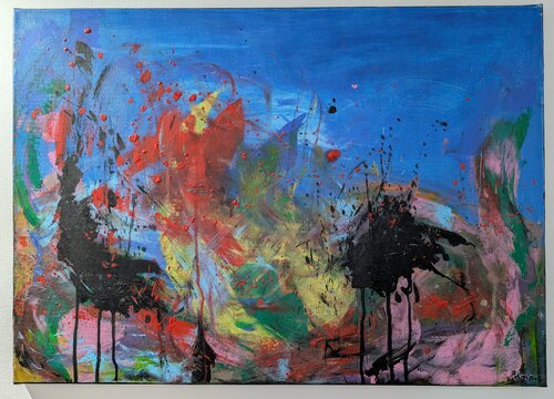 Broken wings by Ana Maria Guta, Painting for Sale on Select