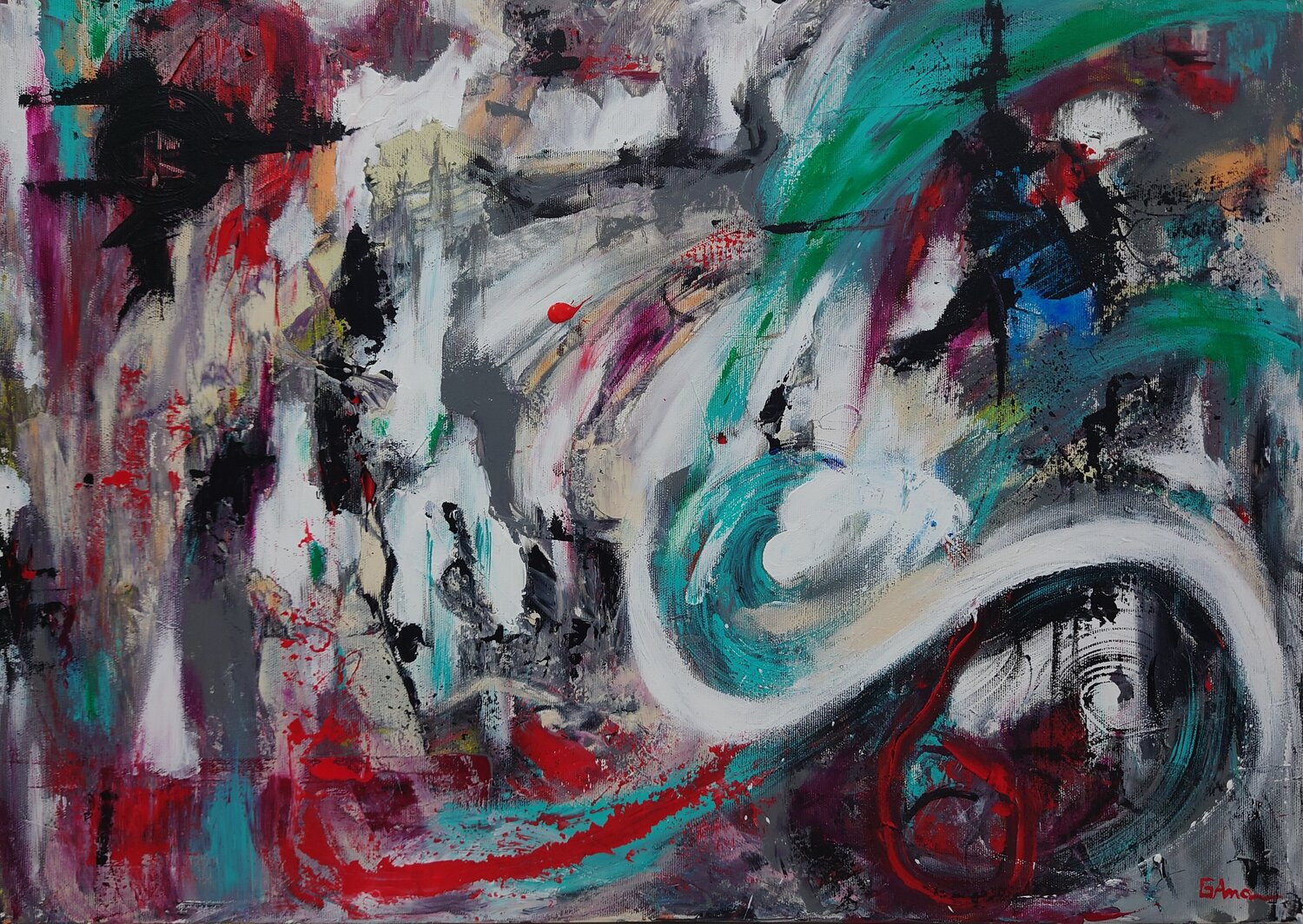 Who am I ? Ana Maria Guta Original painting for sale