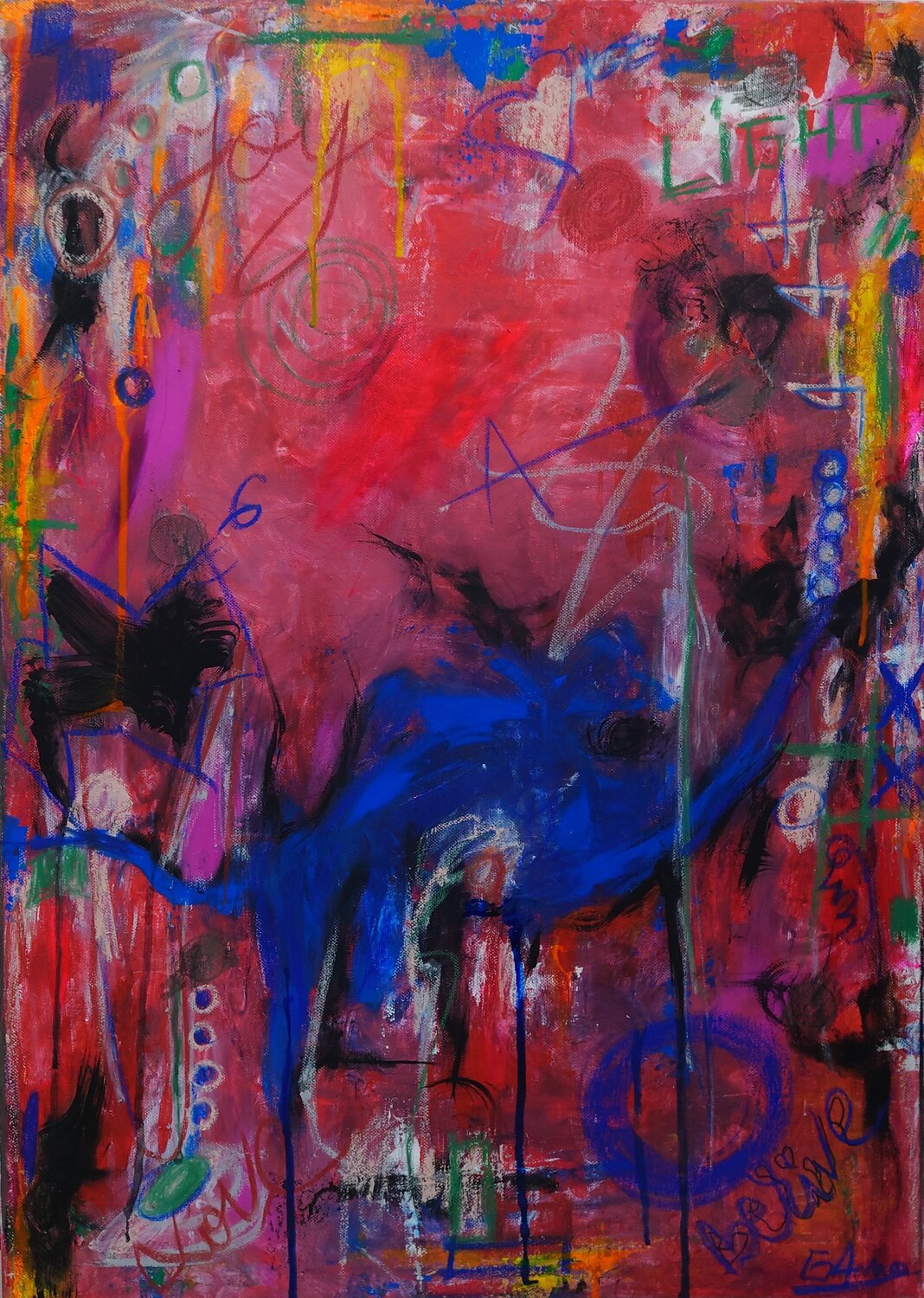 Soul satisfaction Ana Maria Guta Original painting for sale