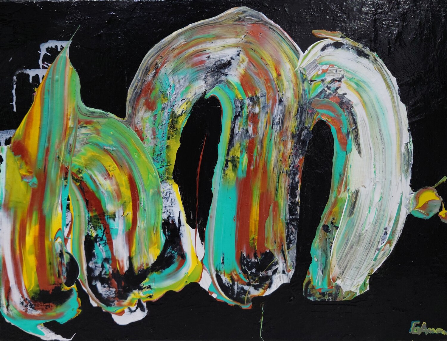 Meet yourself Ana Maria Guta Original painting for sale