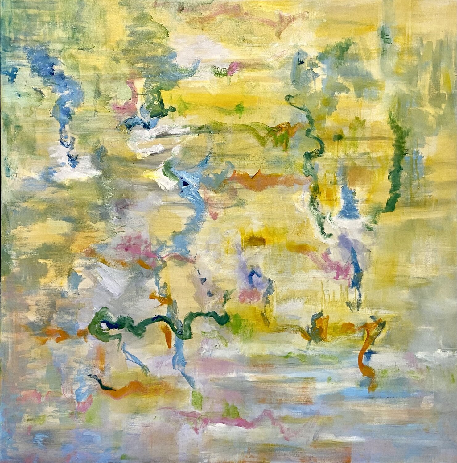 Pond Dreaming Irene Watson Original painting for sale