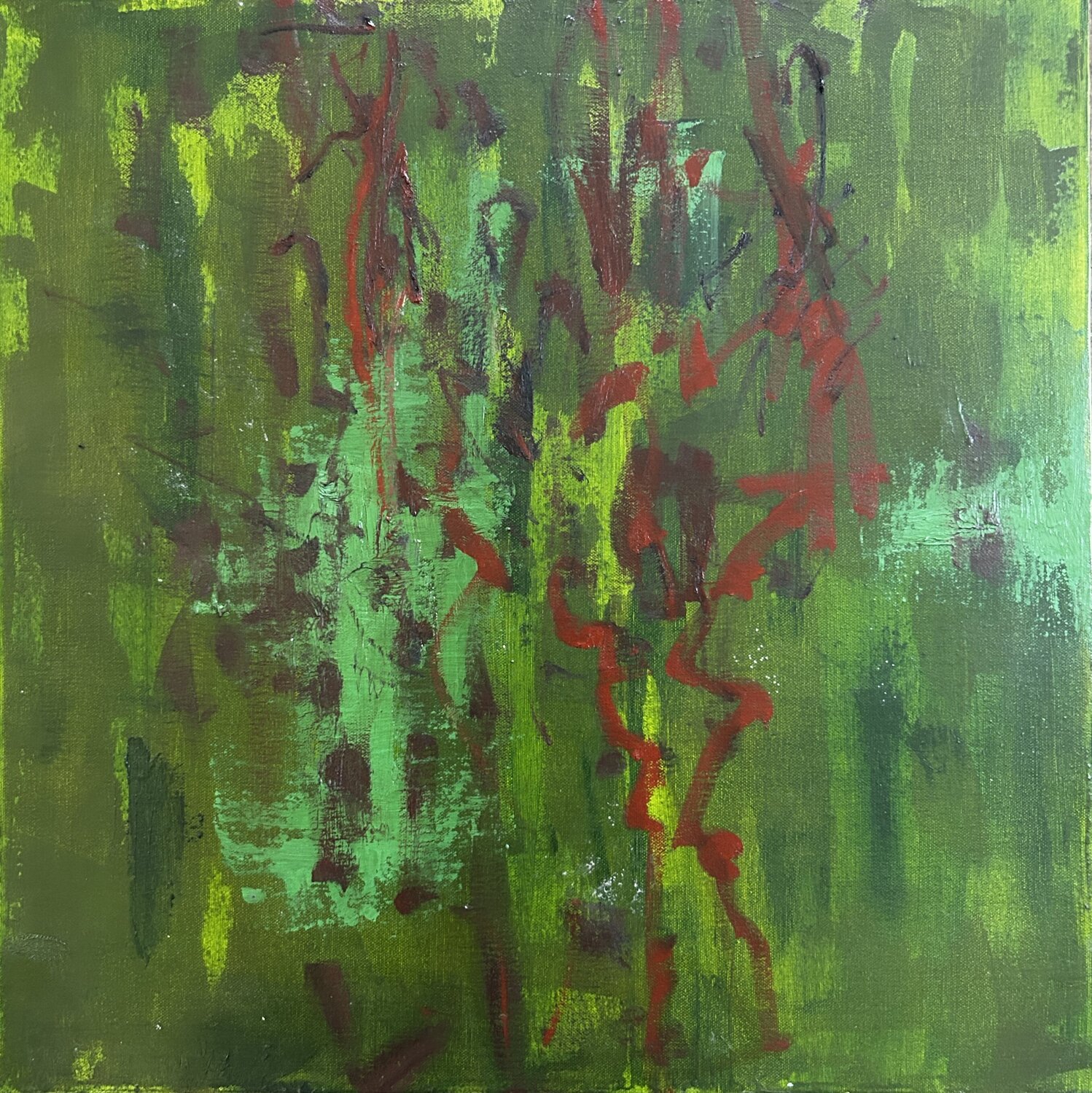 Winter Green Irene Watson Original painting for sale