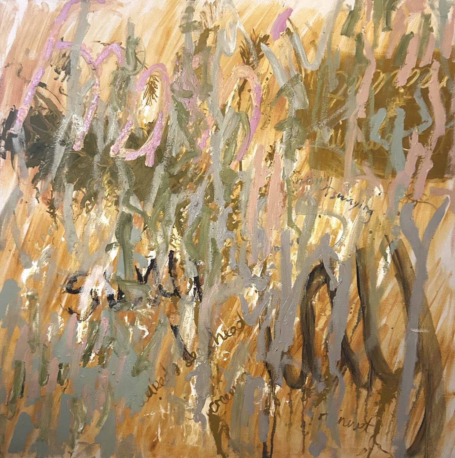 Sway in the Reedbeds Irene Watson Original painting for sale
