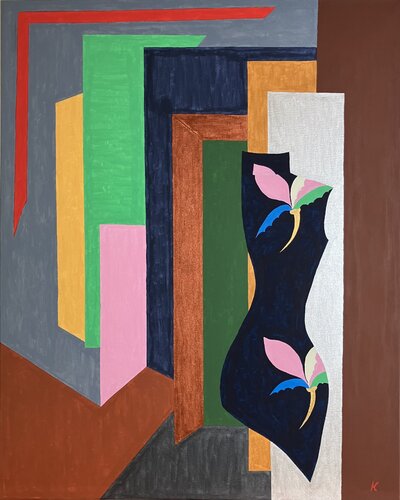 In the Mood for Love (Remix) (Sehnsucht 3) by Barbara Krijanovsky, Painting for Sale on Select