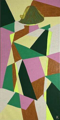 Komposition Nr. 3 by Barbara Krijanovsky, Painting for Sale on Select