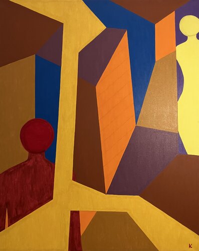 Elementary Joy (Santa Lucia) by Barbara Krijanovsky, Painting for Sale on Select