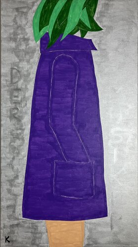 Der Musiker (La strada) by Barbara Krijanovsky, Painting for Sale on Select