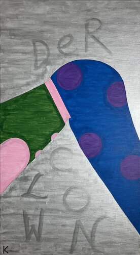 Der Clown (La strada) by Barbara Krijanovsky, Painting for Sale on Select
