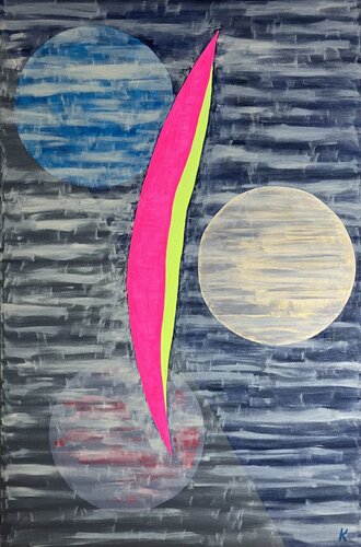 Neapolitan summer (Flashback 2023/Mare mosso) von Barbara Krijanovsky, Malerei kaufen auf Select