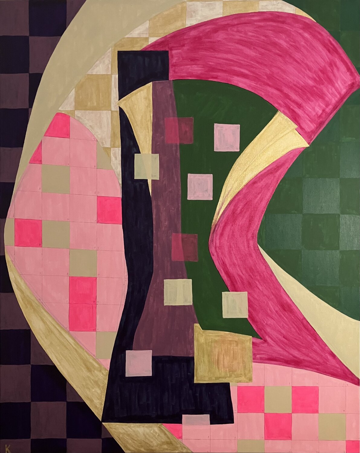 Alle prese con una verde milonga (Paolo Conte) Barbara Krijanovsky Original painting for sale