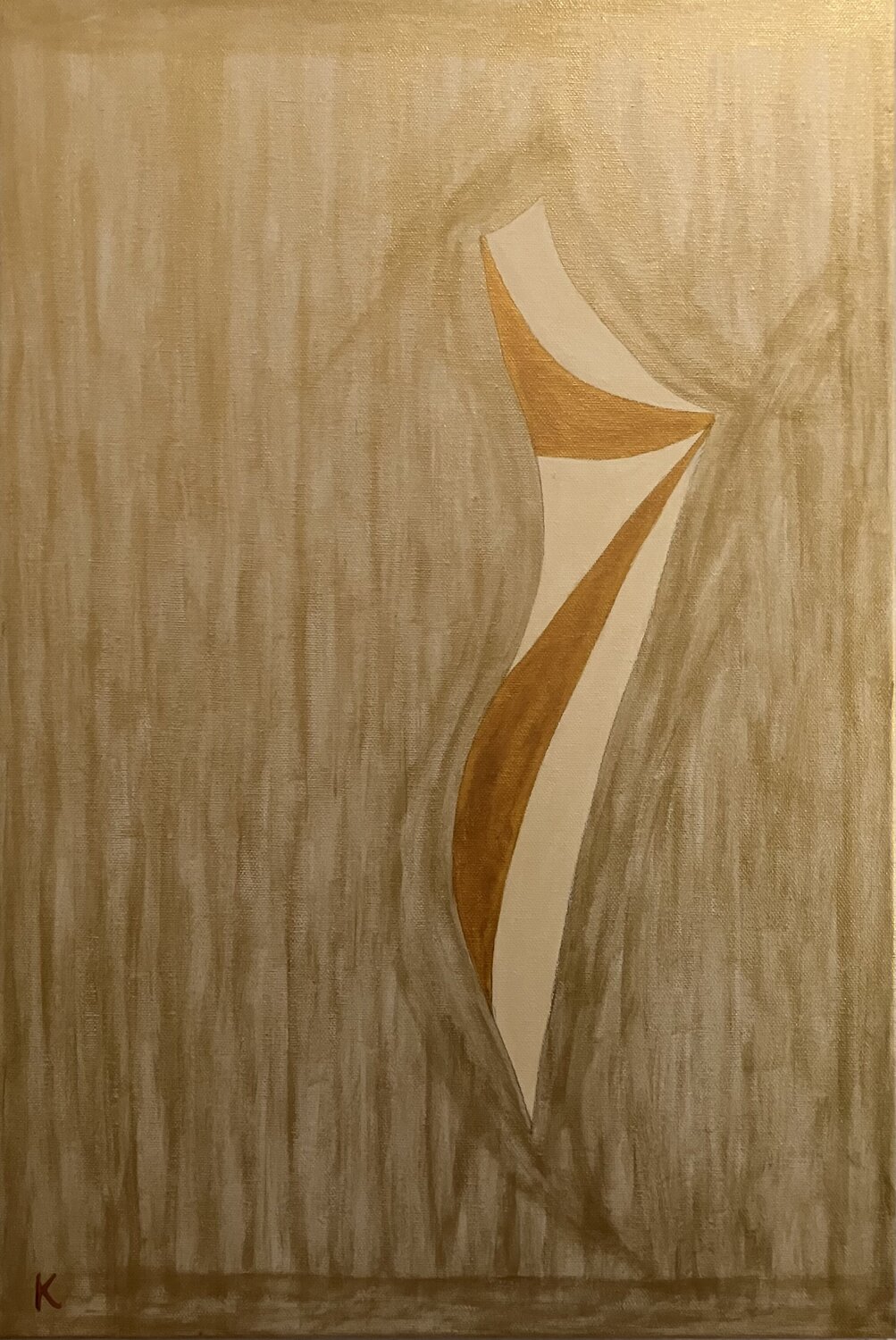 Cora (Bal masqué) Barbara Krijanovsky Original painting for sale