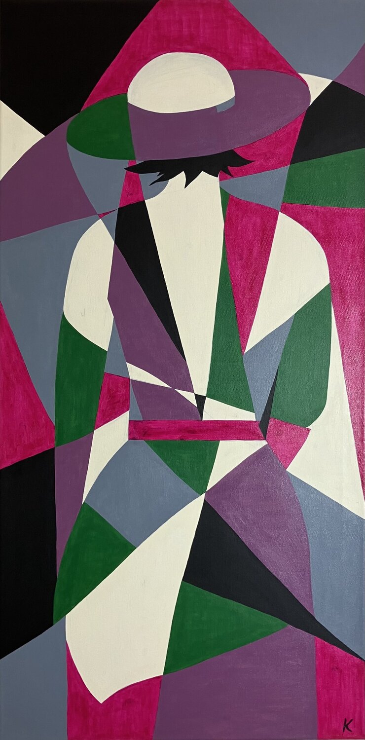 Komposition Nr. 1 Barbara Krijanovsky Original painting for sale