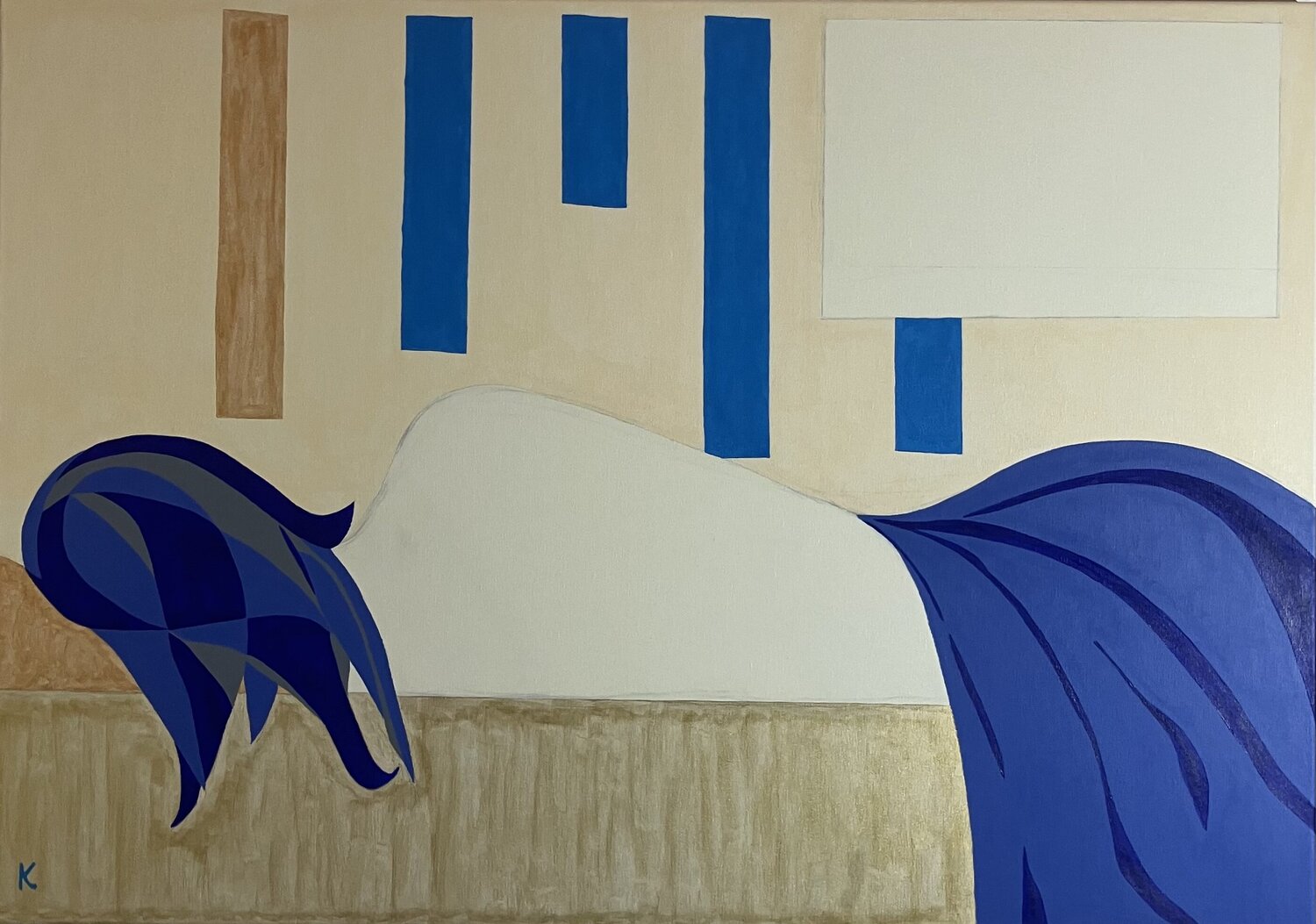 Rainy Day Barbara Krijanovsky Original painting for sale