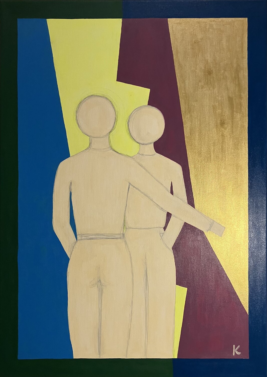 Gespenster 2 Barbara Krijanovsky Original painting for sale