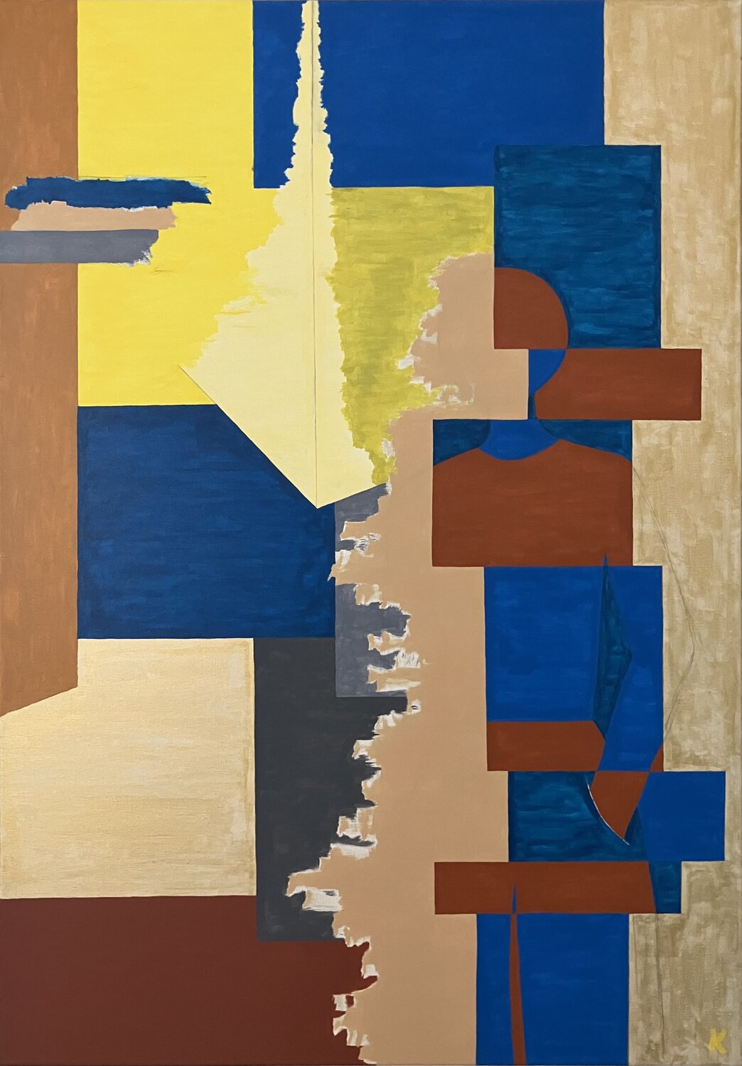 Hitze (Corso Vittorio Emanuele) Barbara Krijanovsky Original painting for sale