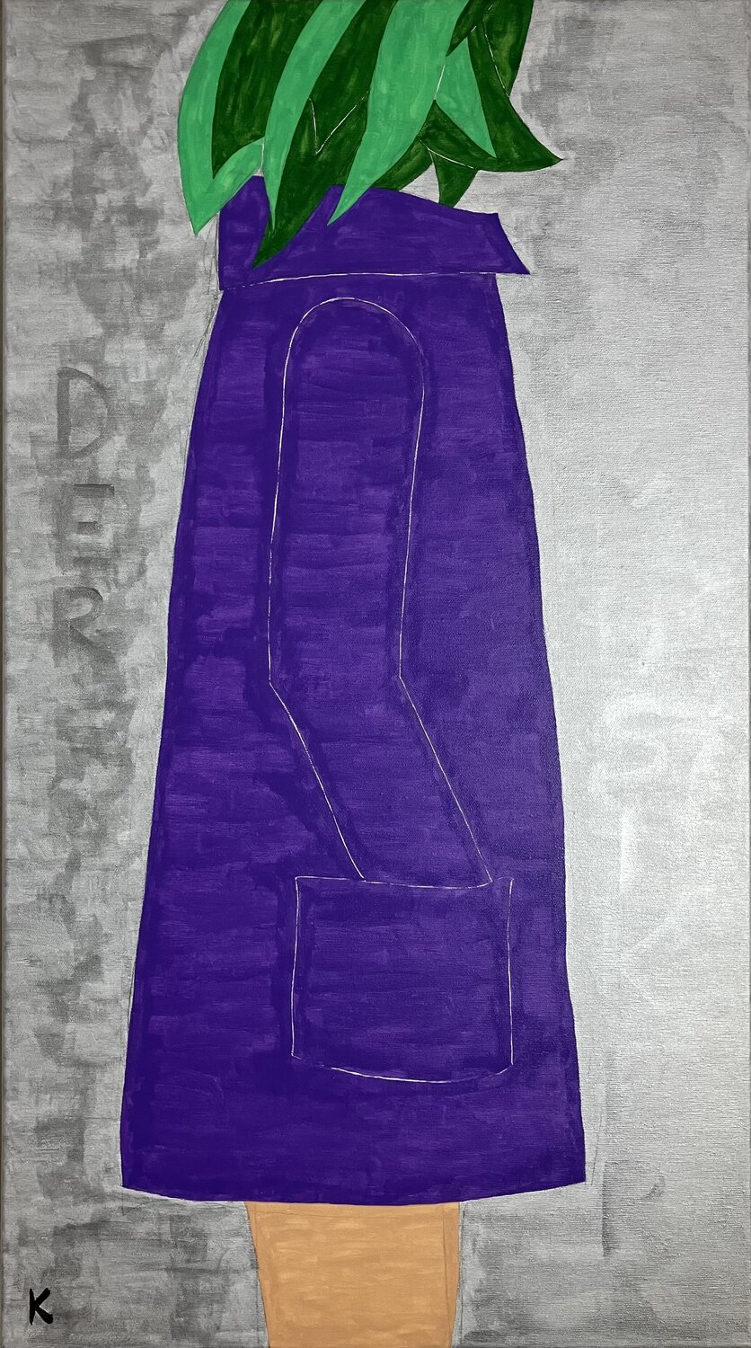 Der Musiker (La strada) Barbara Krijanovsky Original painting for sale
