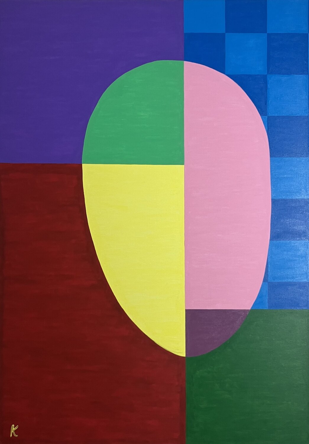 Maximaler Optimismus Barbara Krijanovsky Original painting for sale