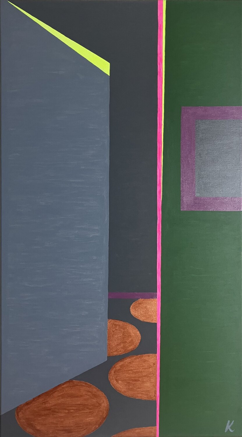 Blick zurück Barbara Krijanovsky Original painting for sale