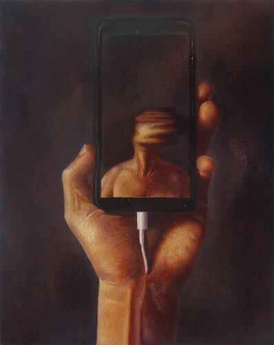 Reescritura by Édgar Güiza, Painting for Sale on Select
