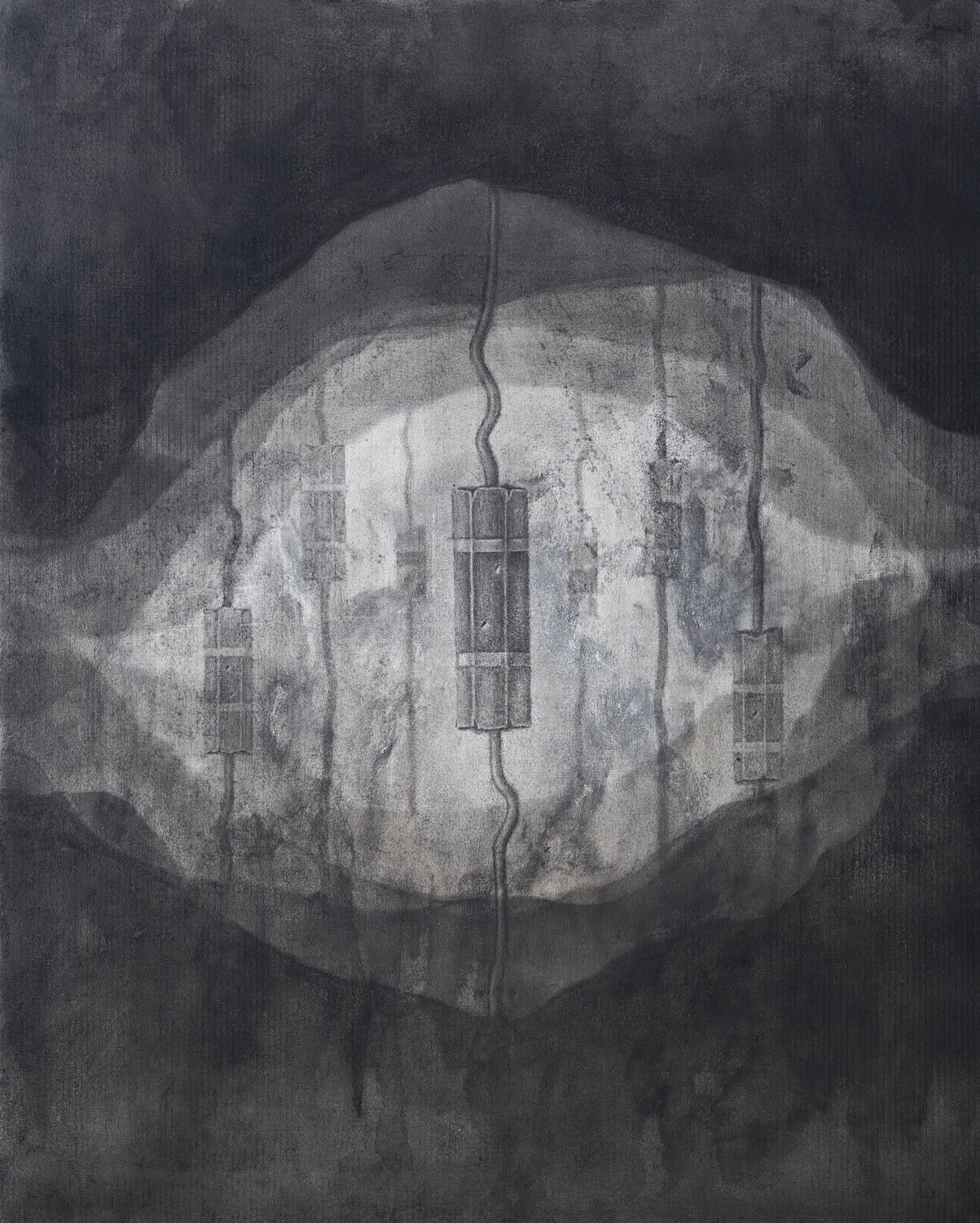Estratigrafía interior Édgar Güiza Drawing for sale