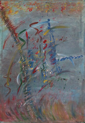 El Provencio, alegría y color en la llanura. by Maria Cruz Porras Villegas, Painting for Sale on Select