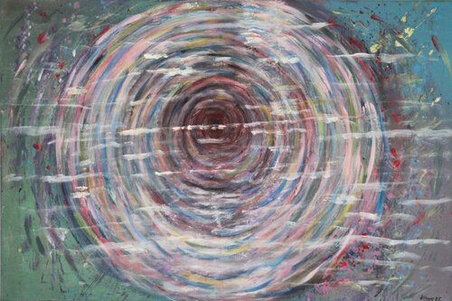 Tarancón, la atracción de su llanura. by Maria Cruz Porras Villegas, Painting for Sale on Select