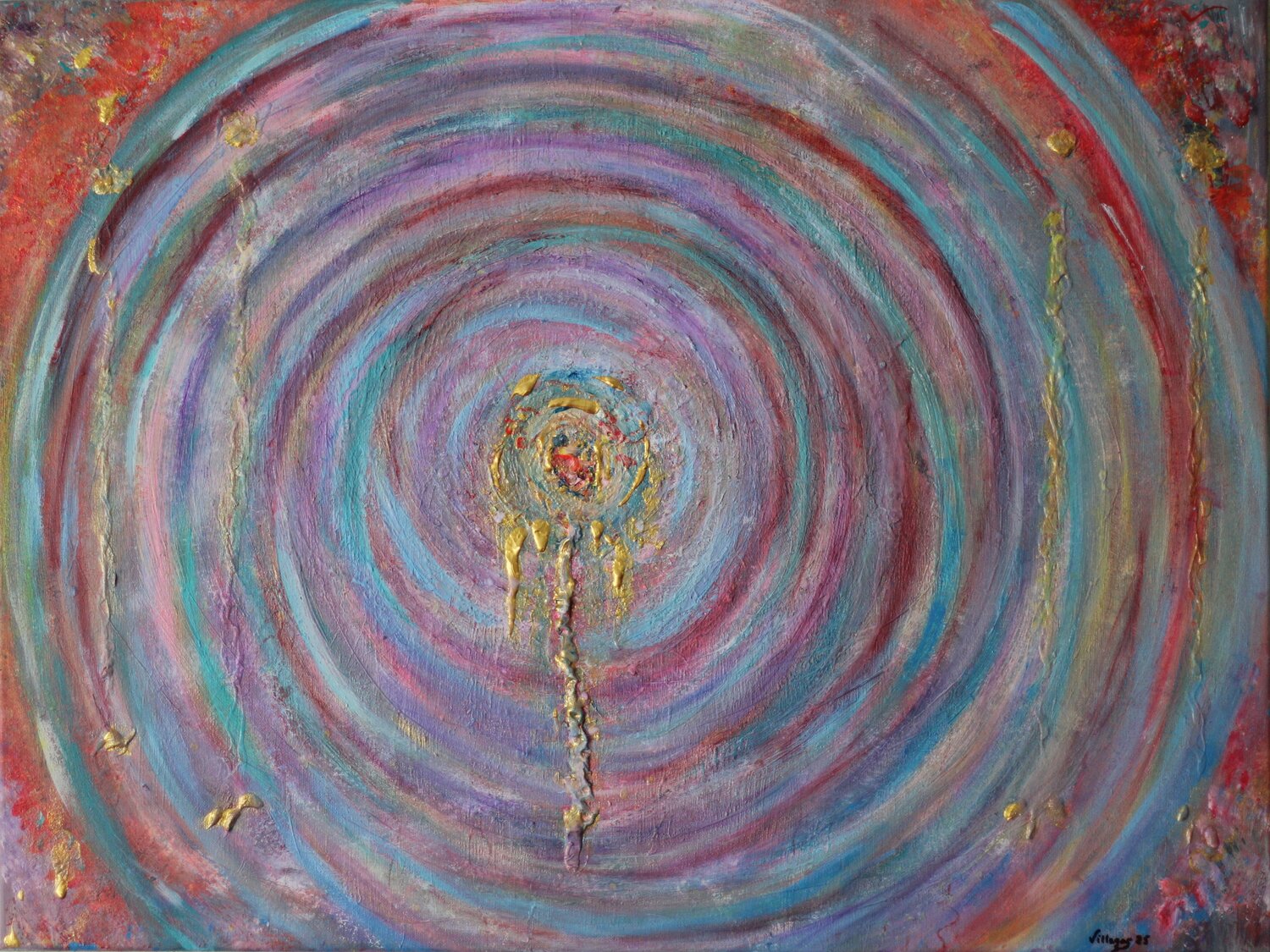 Portal de la Conciencia Maria Cruz Porras Villegas Original painting for sale