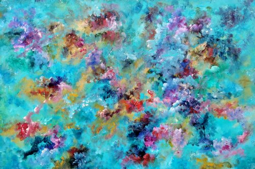 Ethereal Gardens by Luís Bastos, Painting for Sale on Select