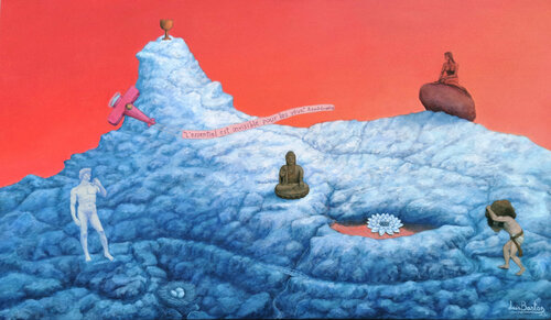 A meaningful walk by Luís Bastos, Painting for Sale on Select
