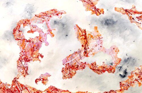 Wings of Clay by Luís Bastos, Painting for Sale on Select