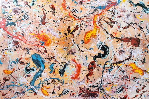 Frenetic Ballet by Luís Bastos, Painting for Sale on Select