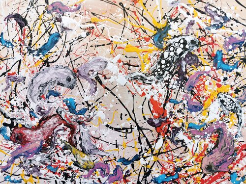 Weird Fishes by Luís Bastos, Painting for Sale on Select