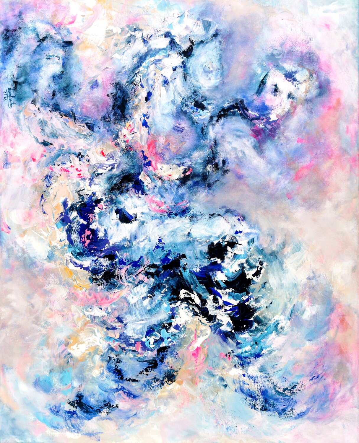 "Phantasiai" Luís Bastos Original painting for sale