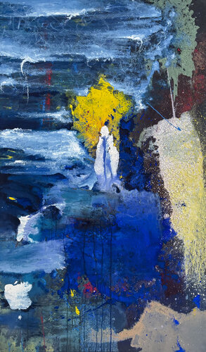 wir werden davon nichts wissen 2 by Marco Wachsmuth, Painting for Sale on Select