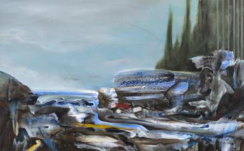 Insel 2 (gerahmt) by Marco Wachsmuth, Painting for Sale on Select