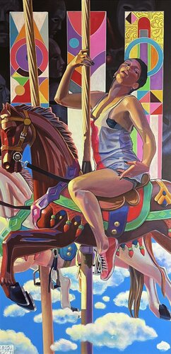 Falsifikation by Vera Fischer, Painting for Sale on Select