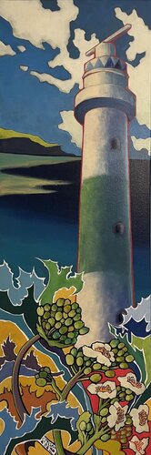 Ich möchte Leuchtturm sein by Vera Fischer, Painting for Sale on Select