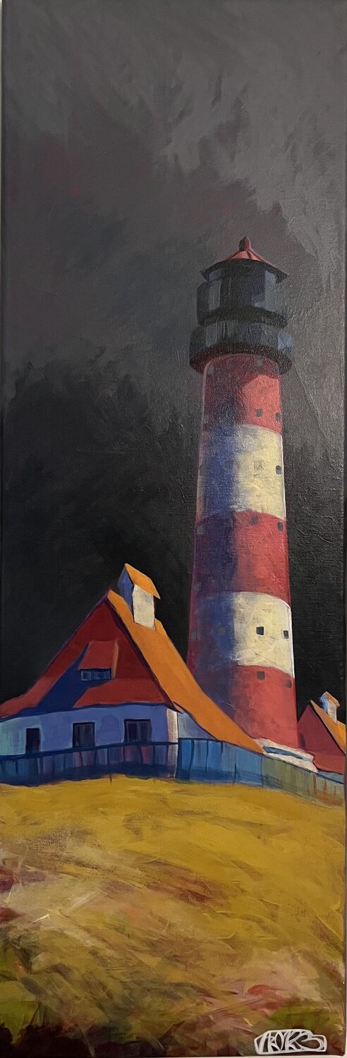 Stille vor dem Sturm in Westerhaven Vera Fischer Original painting for sale