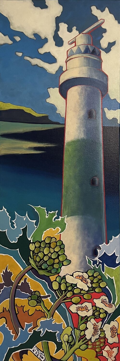 Ich möchte Leuchtturm sein Vera Fischer Original painting for sale
