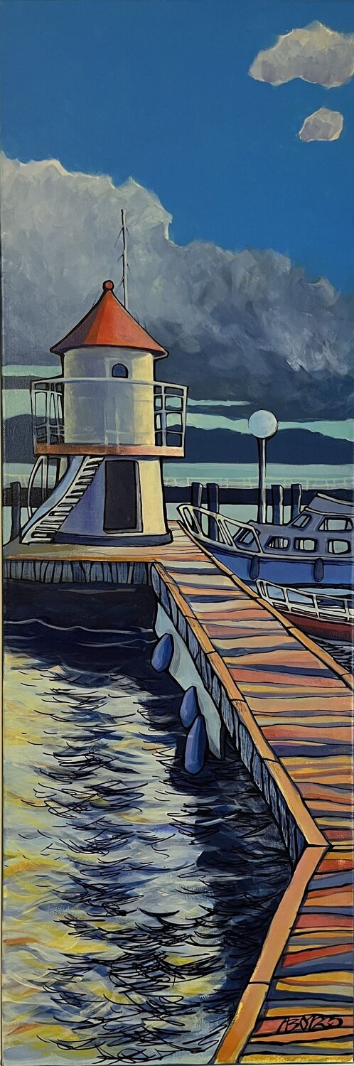 Sonnenkuss in Mönkeberg Vera Fischer Original painting for sale