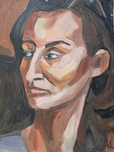 Portrait II by @asaleanderz Leanderz, Painting for Sale on Select