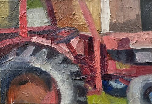 Portrait of a Volvo BM by @asaleanderz Leanderz, Painting for Sale on Select
