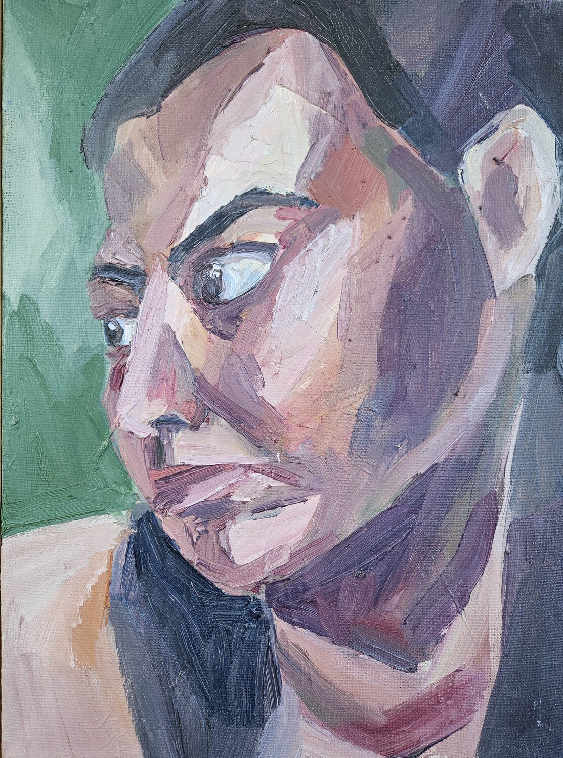 Portrait IV @asaleanderz Leanderz Original painting for sale