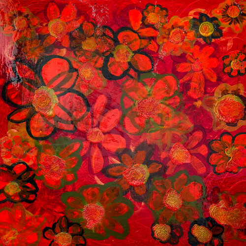 BOUQUET by claire lassonnery, Painting for Sale on Select
